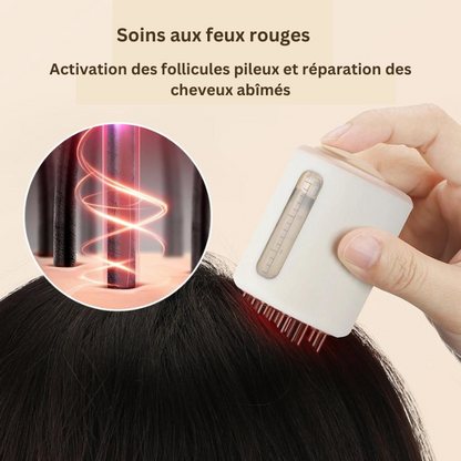 Brosse de massage electrique : pour un cuir chevelu sain