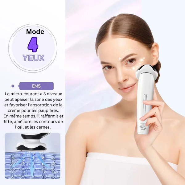 Appareil anti rides : Massage yeux et visage