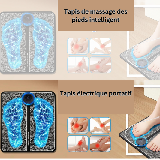 Tapis de massage électrique pour pieds